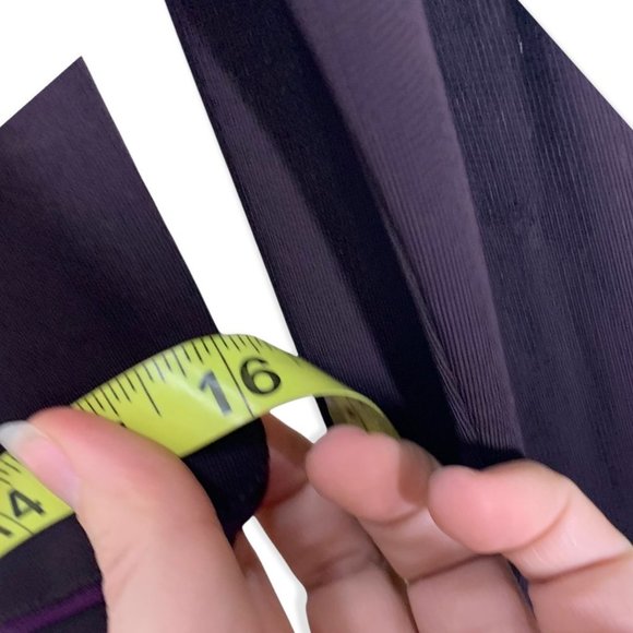 Lida Baday Purple Mock Neck Long Sleeve Dress Large - Picture 9 of 16